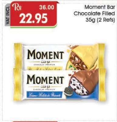 Moment Bar Chocolate Filled