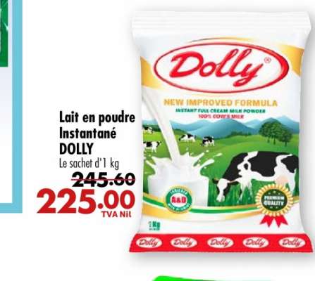 Lait en poudre Instantané DOLLY