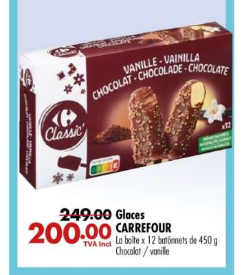 Glaces CARREFOUR