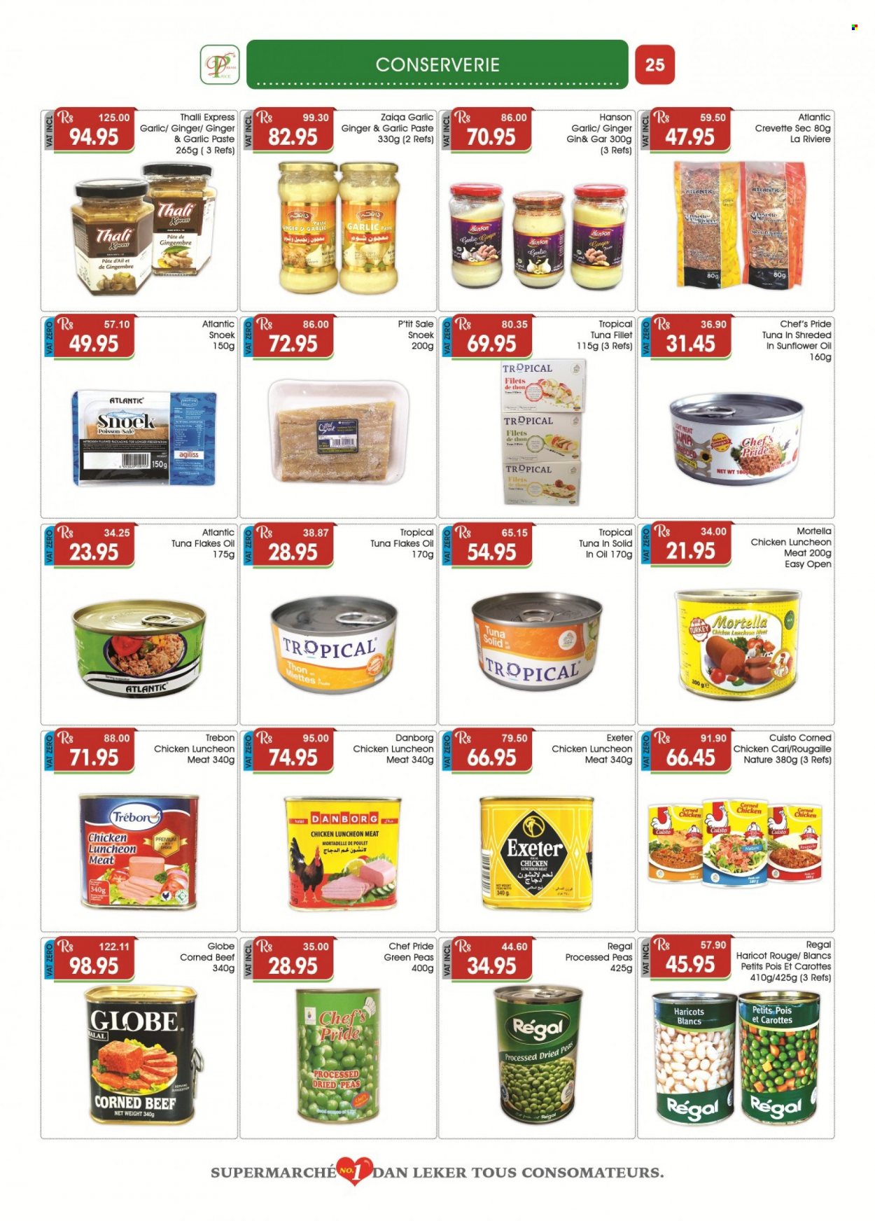 <magasin> - <du DD/MM/YYYY au DD/MM/YYYY> - Produits soldés - ,<products from flyers>. Page 25. 