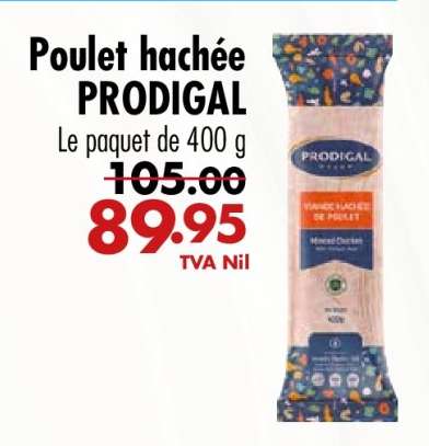 Poulet hachée PRODIGAL