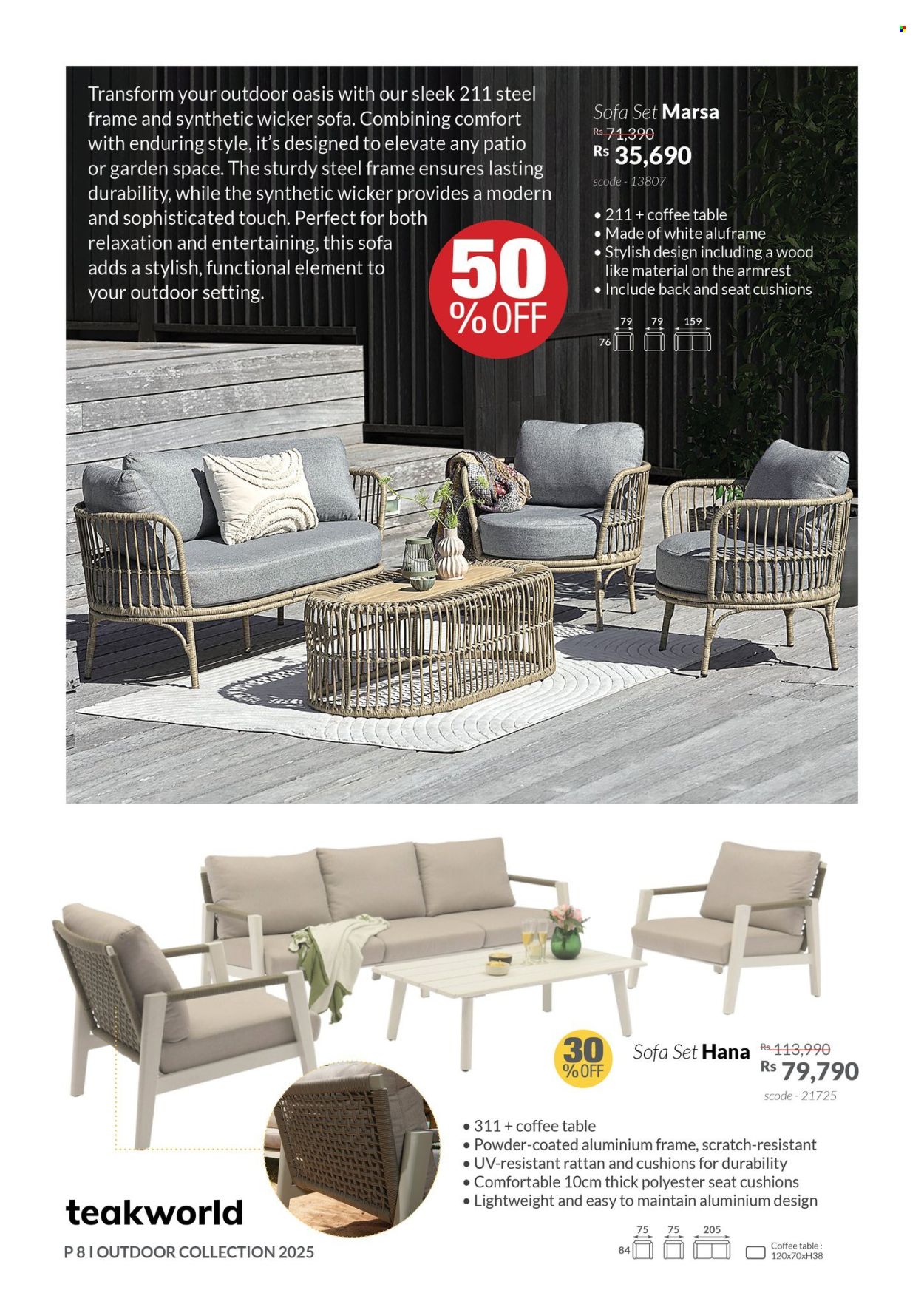 Catalogue Teak World. Page 1