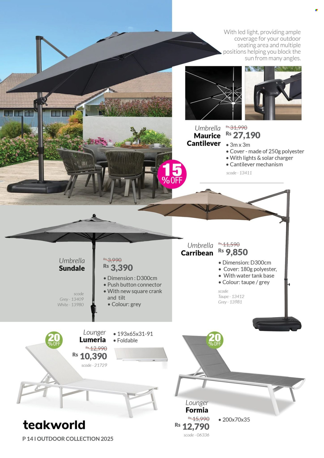 Catalogue Teak World. Page 1