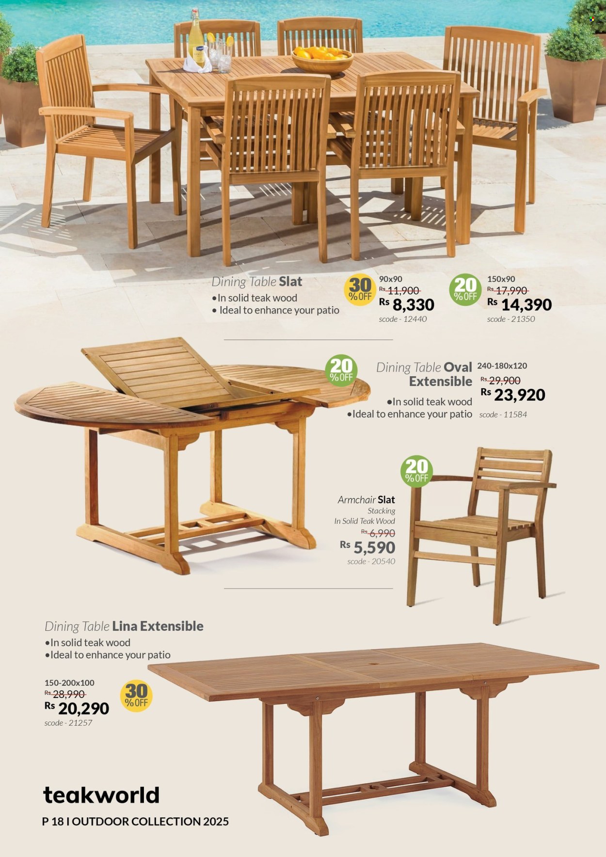 Catalogue Teak World. Page 1
