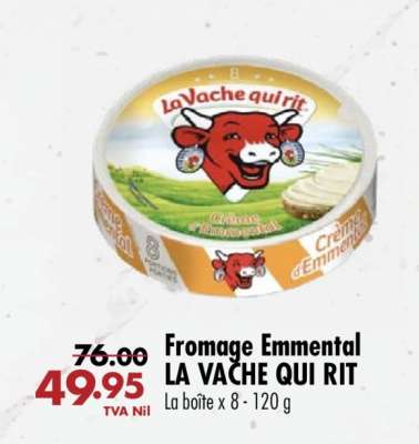 Fromage Emmental LA VACHE QUI RIT