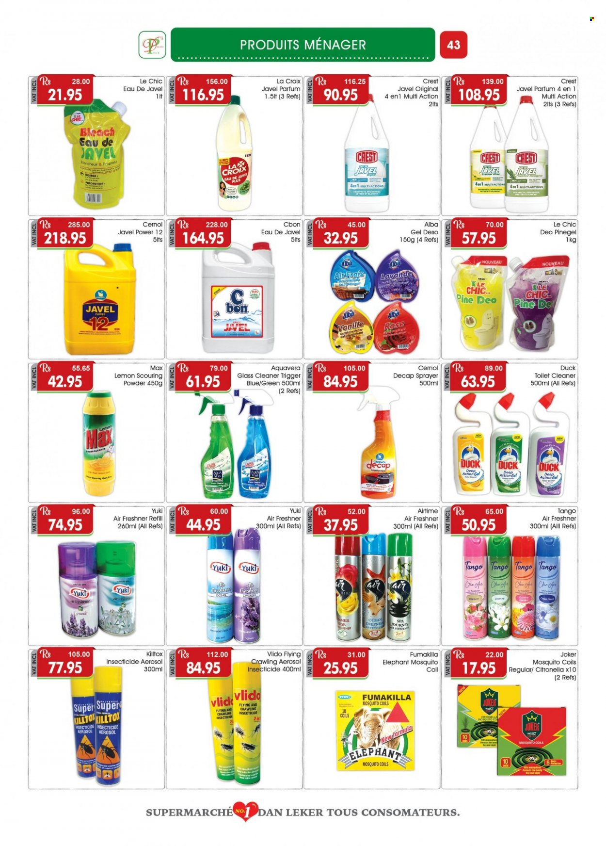thumbnail - <magasin> - <du DD/MM/YYYY au DD/MM/YYYY> - Produits soldés - ,<products from flyers>. Page 43.