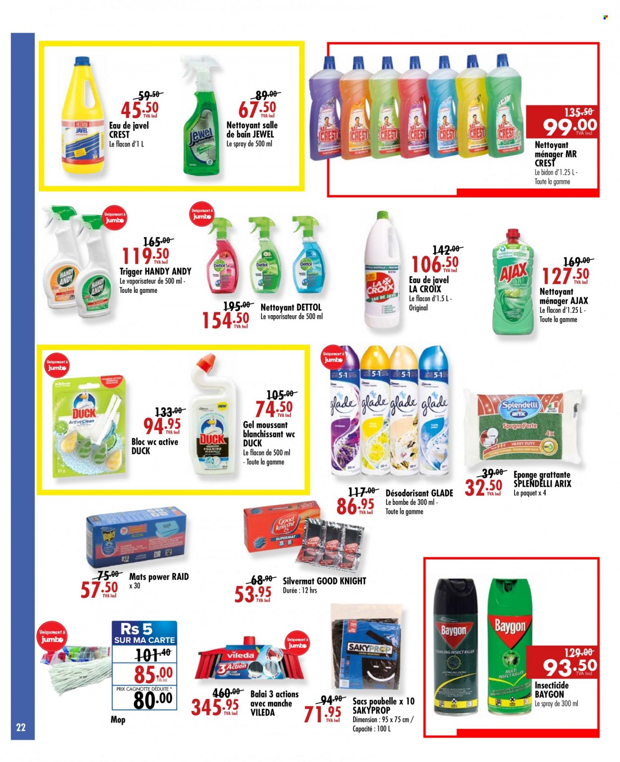thumbnail - <magasin> - <du DD/MM/YYYY au DD/MM/YYYY> - Produits soldés - ,<products from flyers>. Page 22.