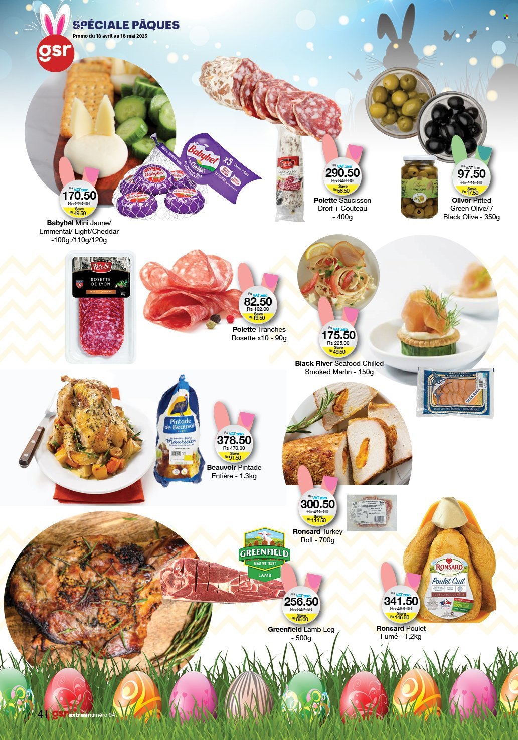 Catalogue GSR - 18/04/2025 - 18/05/2025. Page 1