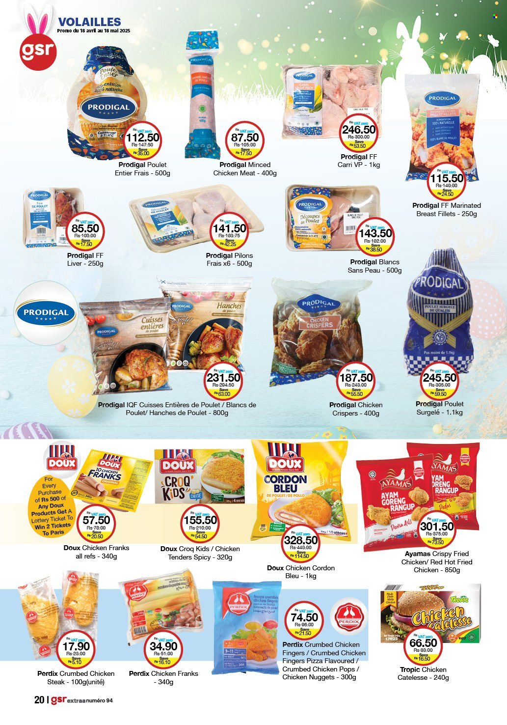 Catalogue GSR - 18/04/2025 - 18/05/2025. Page 1