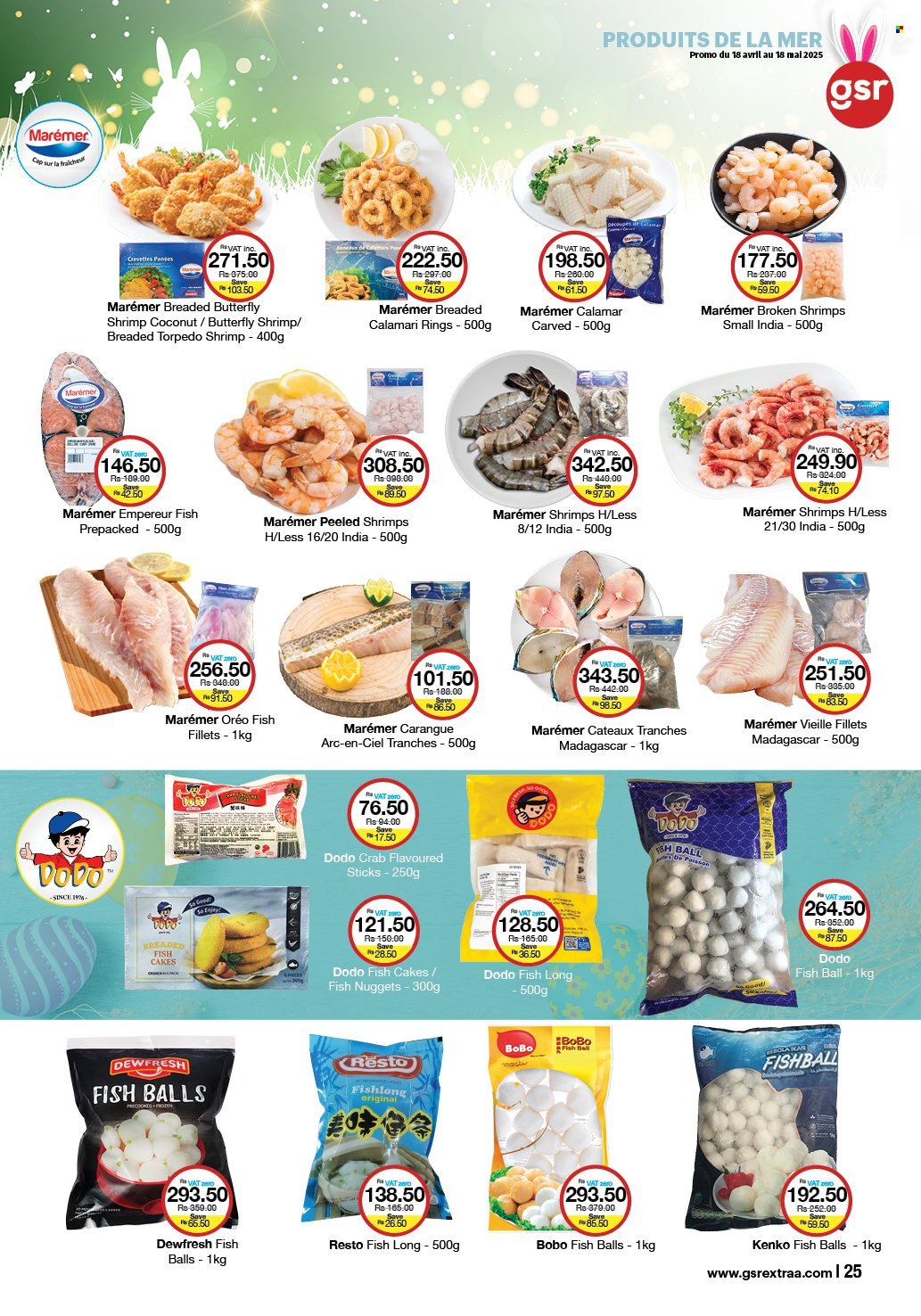 Catalogue GSR - 18/04/2025 - 18/05/2025. Page 1