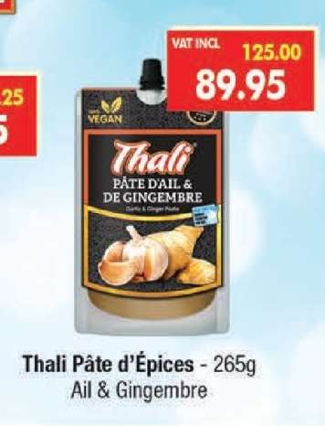 Thali Pâte d’Épices