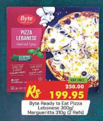 Byte Ready to Eat Pizza Lebanese