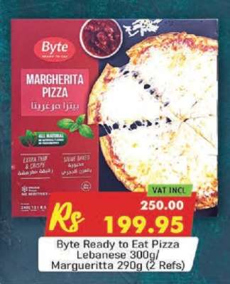 Byte Ready to Eat Pizza