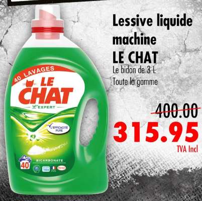 Lessive liquide machine LE CHAT