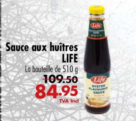 Sauce aux huîtres LIFE