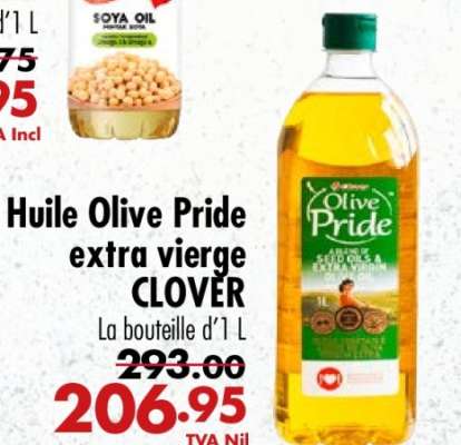 Huile Olive Pride extra vierge CLOVER