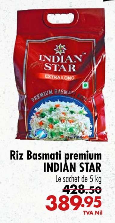 Riz Basmati premium INDIAN STAR