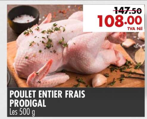 POULET ENTIER FRAIS PRODIGAL
