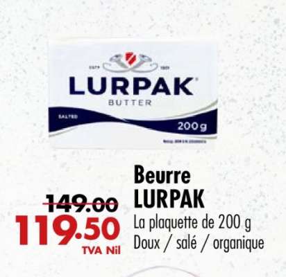 Beurre LURPAK