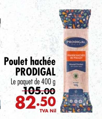 Poulet hachée PRODIGAL