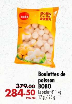 Boulettes de poisson BOBO