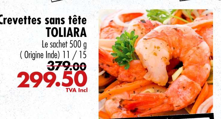 Crevettes sans tête TOLIARA