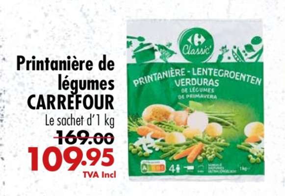 Printanière de légumes CARREFOUR