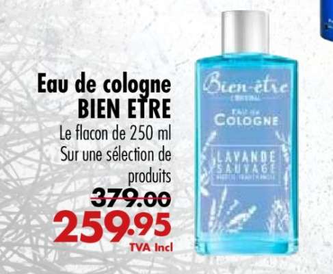 Eau de cologne BIEN ÊTRE