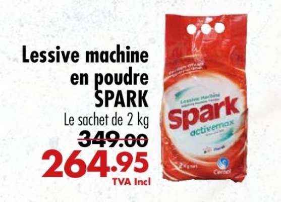 Lessive machine en poudre SPARK