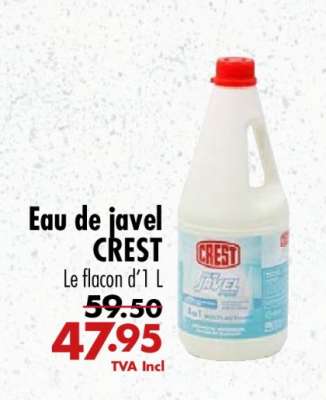 Eau de javel CREST