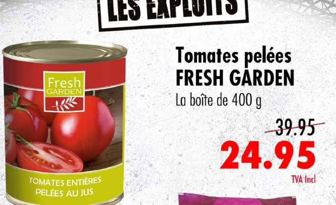 Tomates pelées FRESH GARDEN