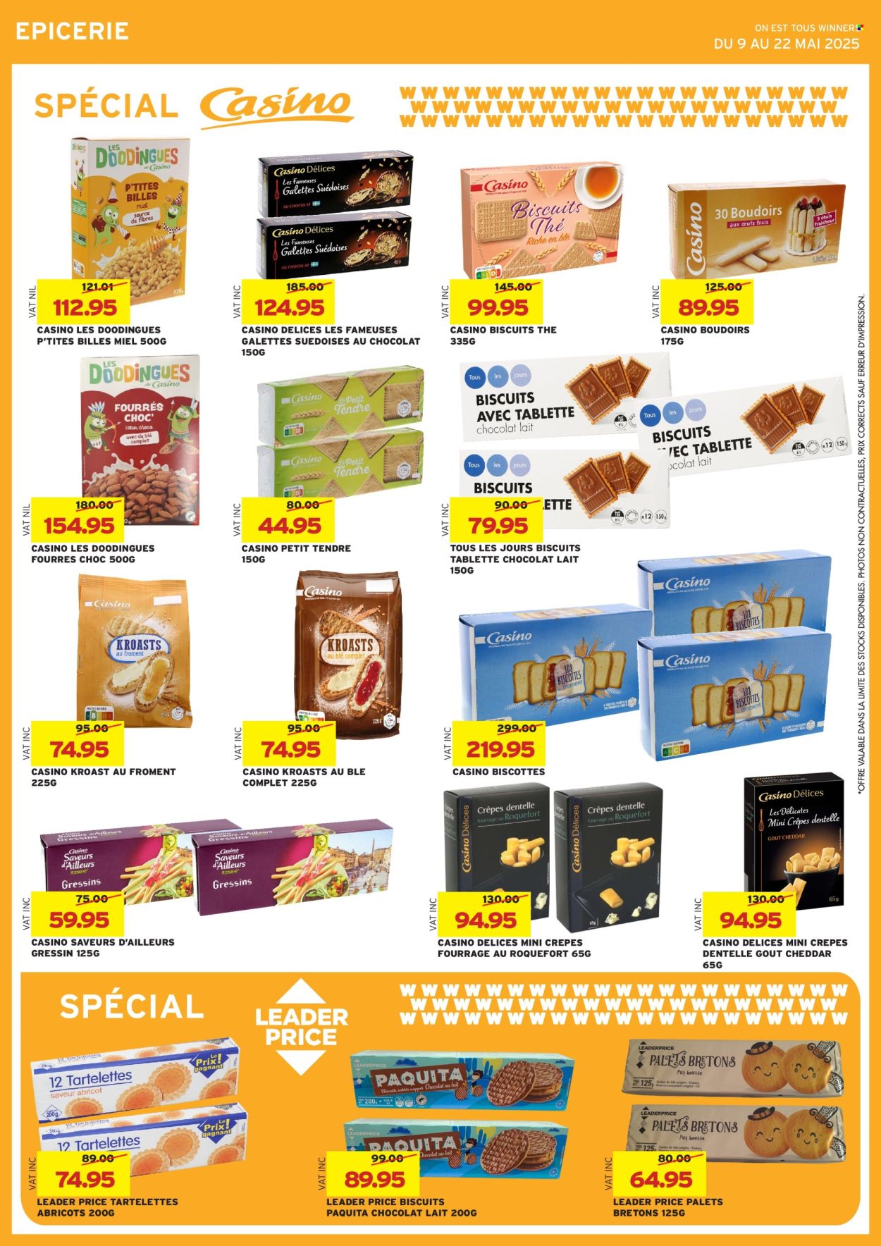 Catalogue Winners - 09/05/2025 - 22/05/2025. Page 1