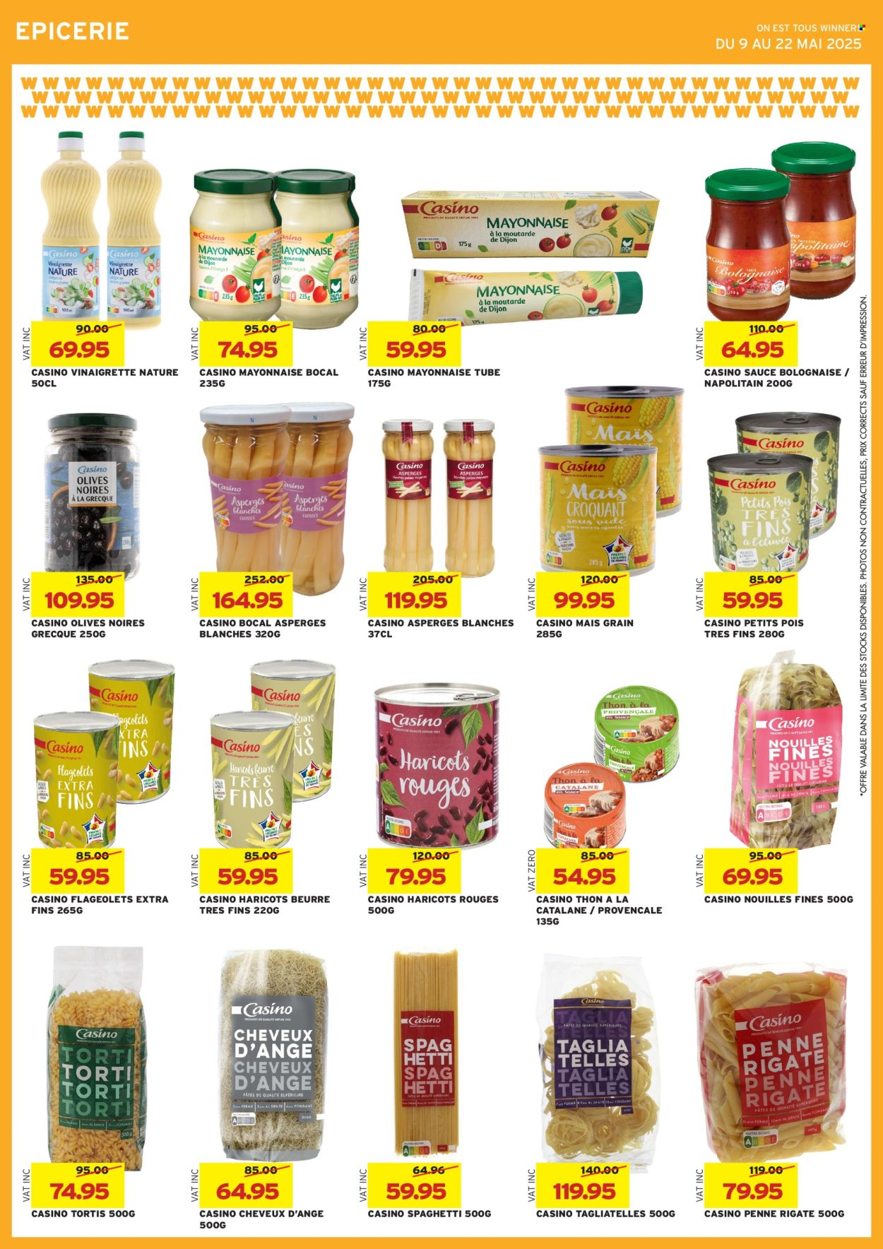 Catalogue Winners - 09/05/2025 - 22/05/2025. Page 1