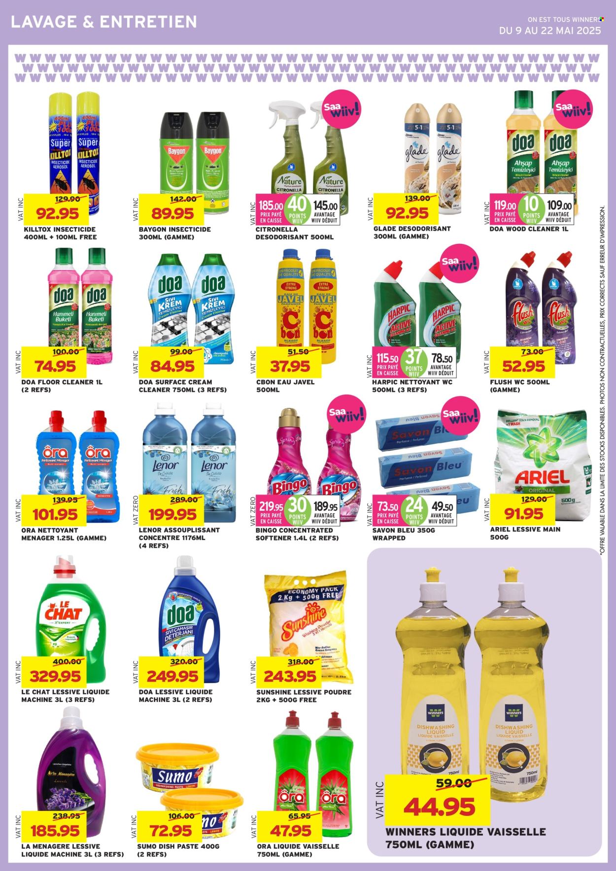 Catalogue Winners - 09/05/2025 - 22/05/2025. Page 1