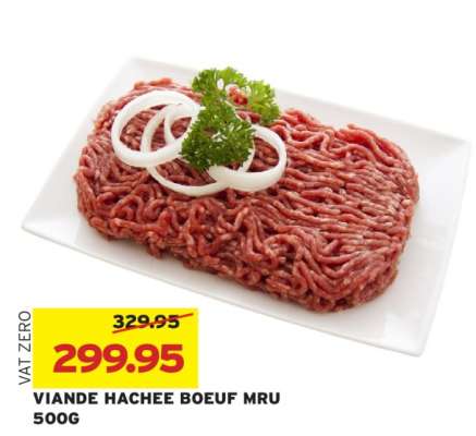 VIANDE HACHEE BOEUF MRU 500G