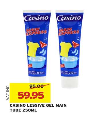 CASINO LESSIVE GEL MAIN TUBE 250ML