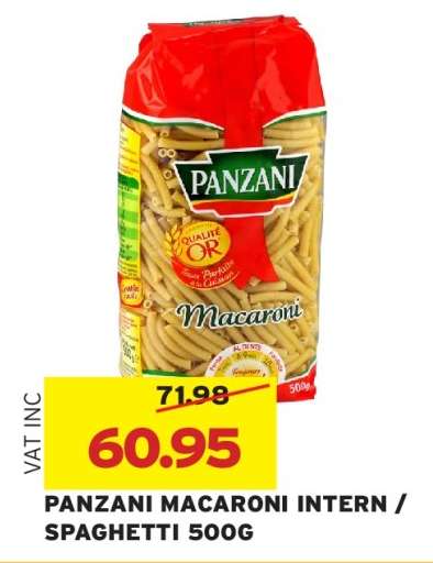 PANZANI MACARONI INTERN / SPAGHETTI 500G