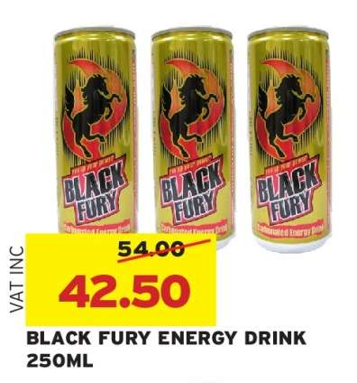 BLACK FURY ENERGY DRINK 250ML