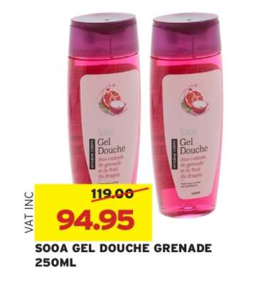 SOOA GEL DOUCHE GRENADE 250ML