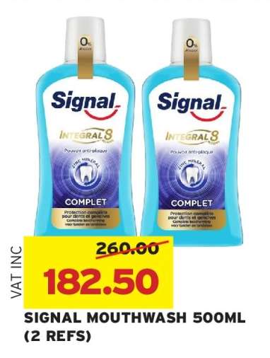 SIGNAL MOUTHWASH 500ML (2 REFS)