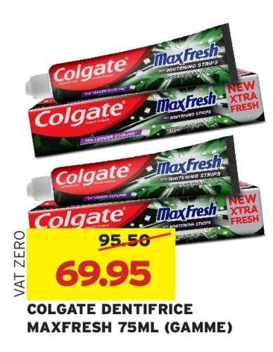 COLGATE DENTIFRICE MAXFRESH 75ML (GAMME)