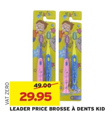 LEADER PRICE BROSSE À DENTS KID