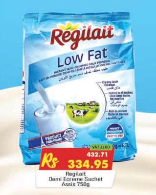 Regilait Demi Ecreme Sachet Assis 750g