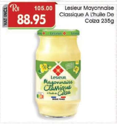 Lesieur Mayonnaise Classique A L'huile De Colza 235g