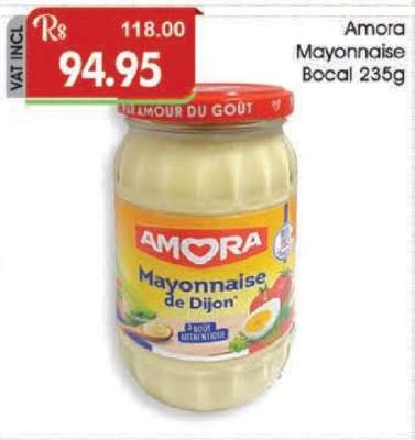 AMORA MAYONNAISE BOCAL 235G