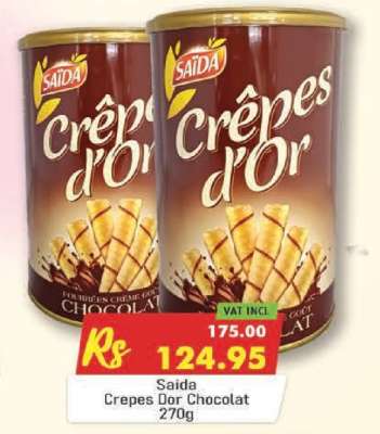 Saida Crepes Dor Chocolat 270g