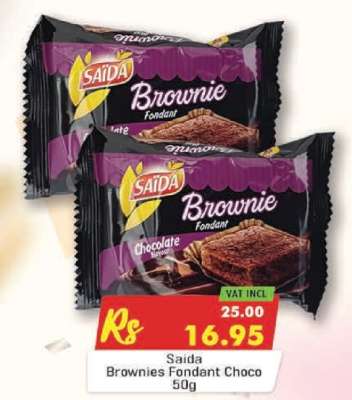 Saida Brownies Fondant Choco 50g