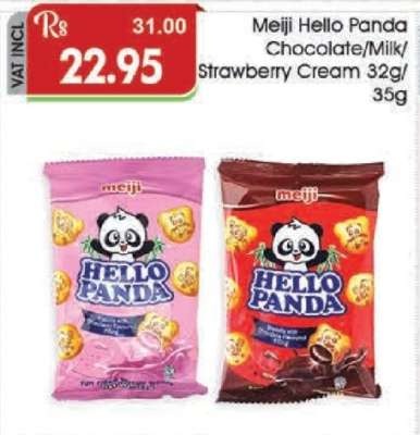 Meiji Hello Panda Chocolate/Milk/Strawberry Cream 32g/35g