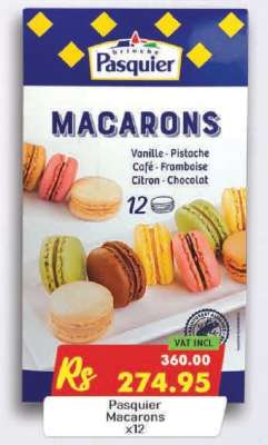 Pasquier Macarons x12