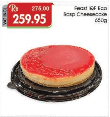 Feast IQF Eco Rasp Cheesecake